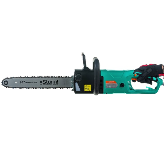 Электрическая цепная, 2.6кВт, прод двиг, пл. пуск, SDS, шина 16"(405 мм) Sturm CC2616SL