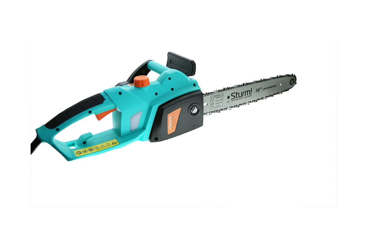 Электрическая цепная пила, поперечный двигатель, 2.0кВт, шина 16"(405 ...