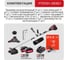 Аккумуляторный бесщёточный триммер P.I.T. (20В+20В, Ø255/380 мм, верхний двигатель, 2акб4Ач,ЗУ) PTR20H-380B/1 6