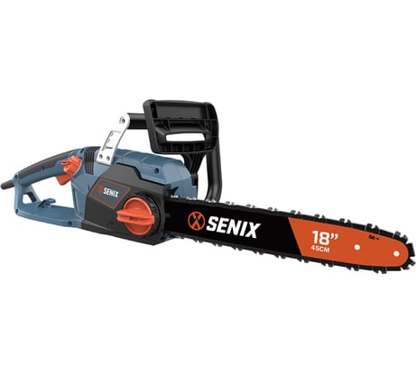 Электрическая цепная пила SENIX 2400 Вт, поперечное исполнение, 45 см шина CSE24-M2-EU