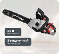 Бесщеточная аккумуляторная пила цепная Интерскол ПЦА-16/36В Li-ion АПИ, картон, 2 аккумулятора, 2,0 Ач, ЗУ 825.2.2.70