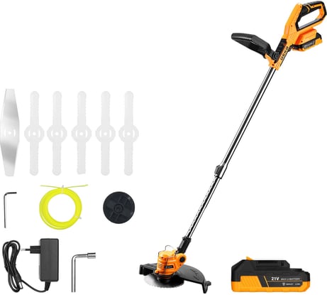 Триммер садовый аккумуляторный DEKO DKTR21, 2х2.5 Ач 085-2008