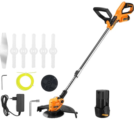 Триммер садовый аккумуляторный DEKO DKTR12, 2х2.5 Ач 085-2007