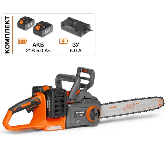 Пила аккумуляторная DAEWOO DACS 1642Li SET
