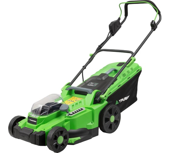 Газонокосилка аккумуляторная TRUEGREEN ширина скашивания 37 см, 2х20 В, без аккумулятора и ЗУ TG8A110