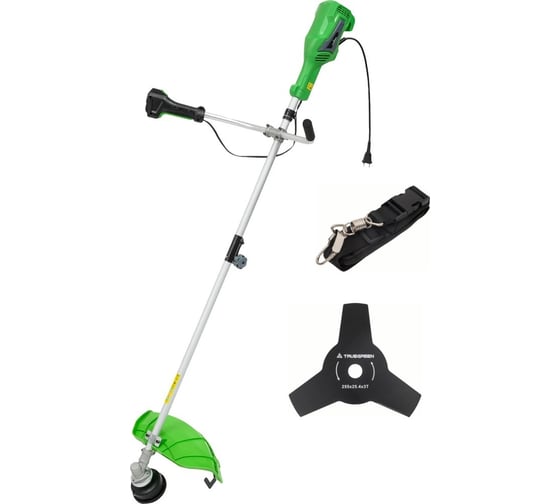 Триммер электрический TRUEGREEN 1.4 кВт, леска/нож TG7A231