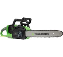 Цепная пила аккумуляторная TRUEGREEN 2х20 В, 0.325", без аккумулятора и ЗУ TG8J173