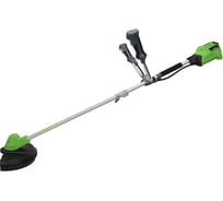 Аккумуляторный бесщеточный триммер TRUEGREEN леска/диск, 20 В без аккумулятора и ЗУ TG8A208