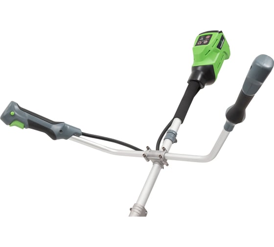 Аккумуляторный бесщеточный триммер TRUEGREEN леска/диск, 20 В без аккумулятора и ЗУ TG8A208