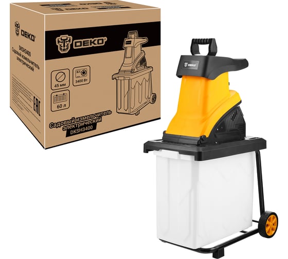 Садовый измельчитель электрический DEKO DKSH3400 085-2039