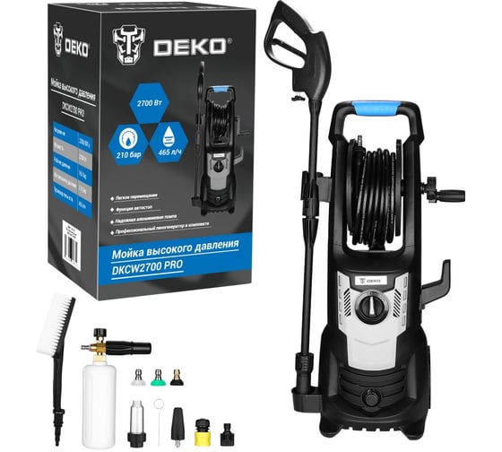 Мойка высокого давления DEKO DKCW2700 PRO 085-2030 1