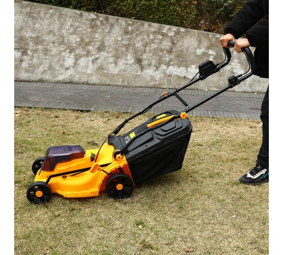 Газонокосилка аккумуляторная DEKO бесщеточная DKLM40V, 2x20В, 2x4.2Aч, двойное зарядное устройство, 370 мм 083-2018