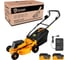 Газонокосилка аккумуляторная DEKO бесщеточная DKLM40V, 2x20В, 2x4.2Aч, двойное зарядное устройство, 370 мм 083-2018 1