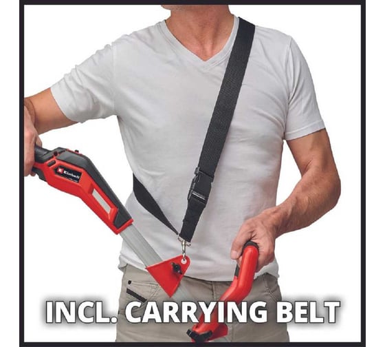 Триммер аккумуляторный Einhell PXC GE-CT 18/33 Li, 18В, 33 см, 2 скорости, леска, изогнутая рукоятка, без АКК и ЗУ 3411270
