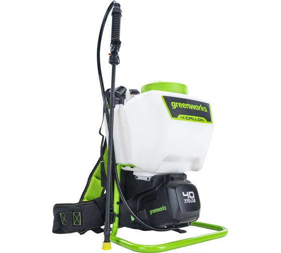 Опрыскиватель аккумуляторный GreenWorks G40BPS, 40V, c 1хАКБ 2 Ач и ЗУ 5300007UA