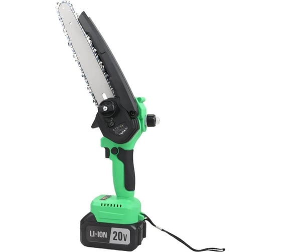 Цепная аккумуляторная пила Zitrek GreenSaw 20 Extra power 20 В, 4,0 Ач Li-ion аккумулятор 1 шт, ЗУ 082-1851-1