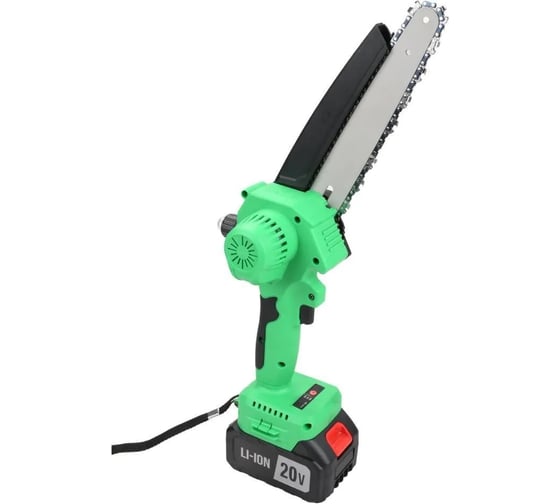 Цепная аккумуляторная пила Zitrek GreenSaw 20 Extra power 20 В, 4,0 Ач Li-ion аккумулятор 1 шт, ЗУ 082-1851-1