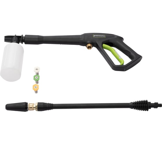 Мойка высокого давления электрическая GreenWorks GPWG3II, 1700 Вт, 120 бар () 5107007