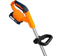 Триммер аккумуляторный на колесах Gramex CSC -21/1-2,0SM 21 В, захват 15 см, сдвижная штанга, леска, нож, картон, 2,0 А/Ч АКБ и ЗУ (1/10) 020333