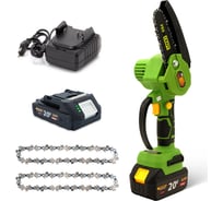 Комплект PROCRAFT пила цепная PKA18 + акб 2Ач BAT20/2 + ЗУ ZAR20/1 + 2 цепи PKA18_set
