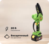 Комплект PROCRAFT пила цепная PKA18 + акб 2Ач BAT20/2 + ЗУ ZAR20/1 + 2 цепи PKA18_set