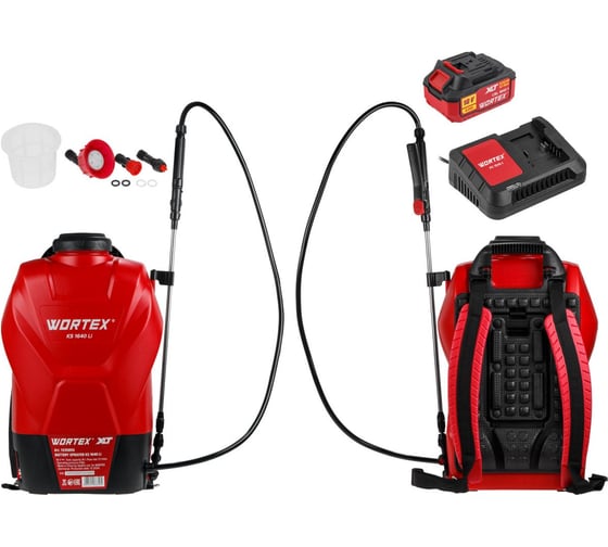 Аккумуляторный опрыскиватель WORTEX KS 1640 Li в упаковка ALL1 XLT SET 18В, 16 л, 4 Ач 1335856