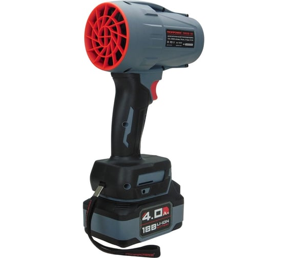 Аккумуляторная бесщеточная воздуходувка Profipower Tornado MKBUB-18V (Li-ion-1 шт, 4.0 Ач, З/У, в коробке) E0225