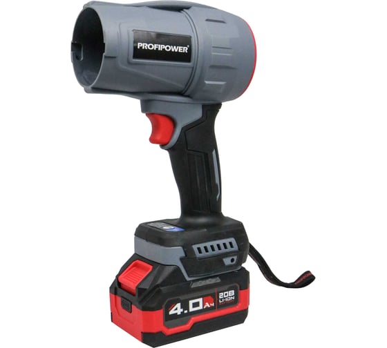 Аккумуляторная бесщеточная воздуходувка Profipower Tornado MKBUB-18V (Li-ion-1 шт, 4.0 Ач, З/У, в коробке) E0225