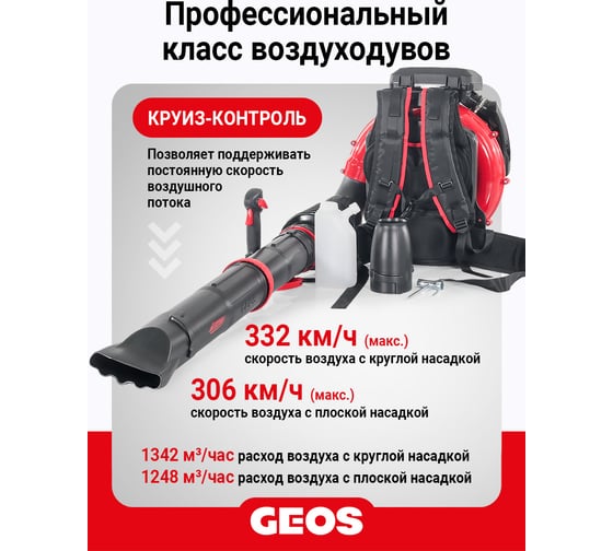 Бензиновый ранцевый воздуходув GEOS Max BPB 580 212956