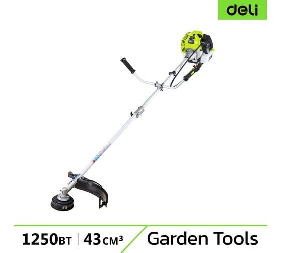 Триммер бензиновый DELI с разборной штангой EDE-GT255-5 (1250Вт/ 1,8л.с, 43 см3, бак 1,2л) 194268
