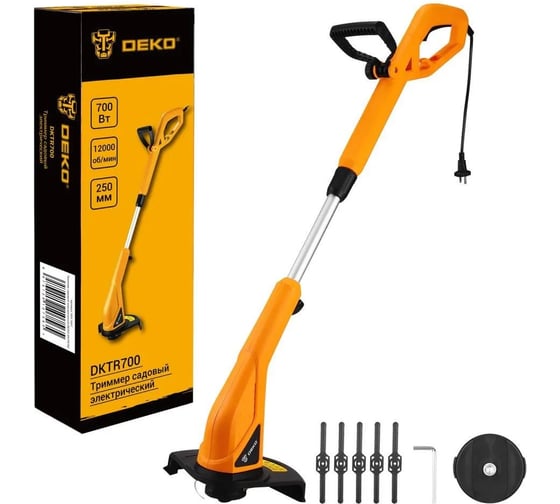 Садовый электрический триммер DEKO DKTR700 065-1241