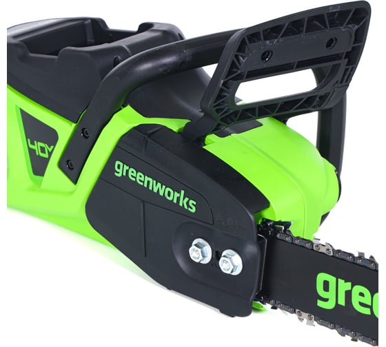Цепная аккумуляторная пила GreenWorks GD40CS20X 40V, 40 см, 2000 Вт, бесщеточная, c 1хАКБ 4 Ач И ЗУ 2008807USB4