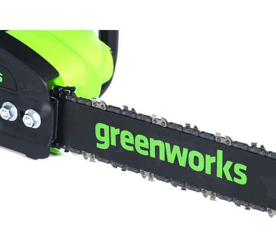 Цепная аккумуляторная пила GreenWorks GD40CS20X 40V, 40 см, 2000 Вт, бесщеточная, c 1хАКБ 4 Ач И ЗУ 2008807USB4