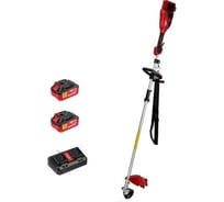 Триммер аккумуляторный WORTEX TB 3036-1 ALL1 XLT SET бесщеточный двигатель, 18В+18В, ширина скашивания 340/255 мм леска/нож 1334872