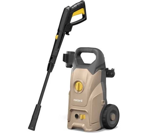 Мойка Nocord 1200 Вт, 100 бар - 70 бар, 390 л/час, грязевая фреза, пеногенератор 600 мл, кабель 5 м, шланг 5 м, NPW-1200.100.390.0 902210.NPW-1200.100.390.0-2 1