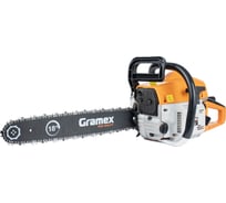 Пила бензиновая цепная Gramex CS-1835 2,5 кВт, 3,5 л.с, шины 18 дюймов/45 cм 0,325 дюйма, 1,3 мм-72 зв 1/2 29647