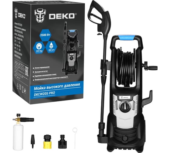 Мойка высокого давления DEKO DKCW205 PRO 083-2025