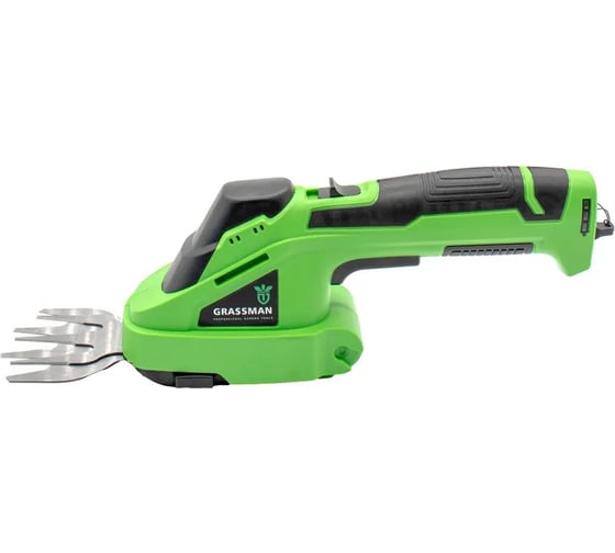 Кусторез аккумуляторный Grassman CH-3602, 3,6 В, 1.5 Ач, 2в1, длина реза 120 мм, ЗУ, коробка (1/8) 020289