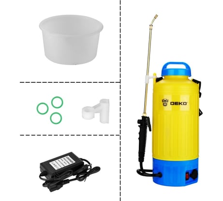 Садовый аккумуляторный опрыскиватель DEKO DKSP11 8 л 065-0950