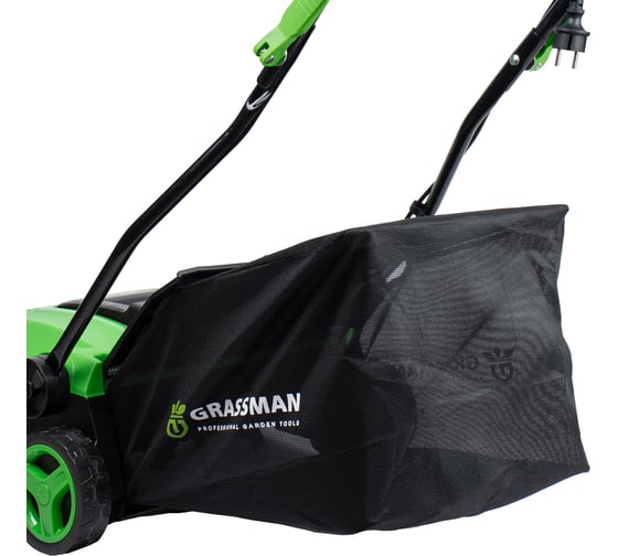 Скарификатор электрический GRASSMAN SCE 180 1800 Вт, ширина 360 мм, травосборник 45 л, колеса (1/1) 024644