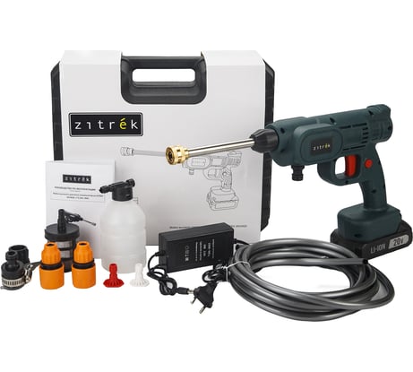 Мойка высокого давления аккумуляторная Zitrek ZKCW20, 30 бар, 1x2.5 Ач 085-2040