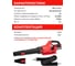 Аккумуляторная воздуходувка 18V UNI-M STAVR SAB 18BL-42 Ставр 9061000016 11