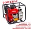 Мотопомпа бензиновая, поверхностный насос Powerac 50 мм, 7 л.с, 500 л/мин, PRWP20 2
