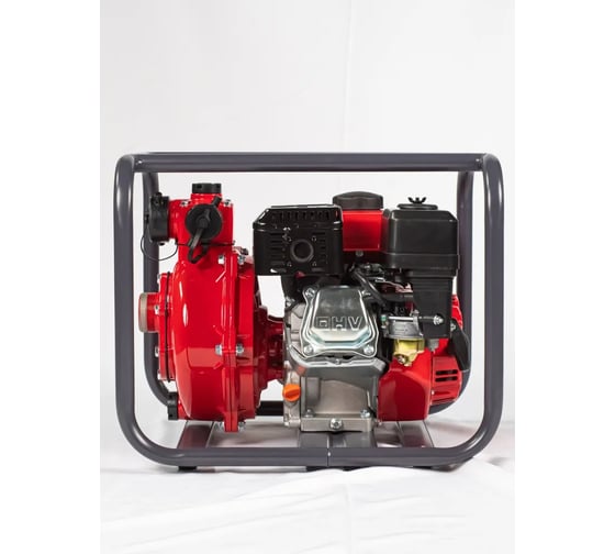 Мотопомпа бензиновая, поверхностный насос Powerac 50/50-40-40 мм, 7 л.с, 300 л/мин, PRWP20H2