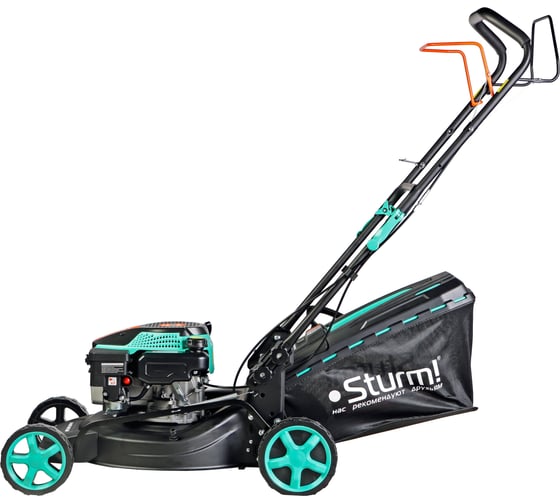 Газонокосилка бензиновая самоходная Sturm ! 4 л.с., 46 см PL1446S
