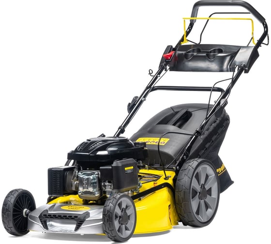Газонокосилка CHAMPION LM5347 PRO 4,4 кВт привод, 520 мм, 60 л, 20-80 мм, 1 рычаг/8, 39 кг, 4в1, VILM5347