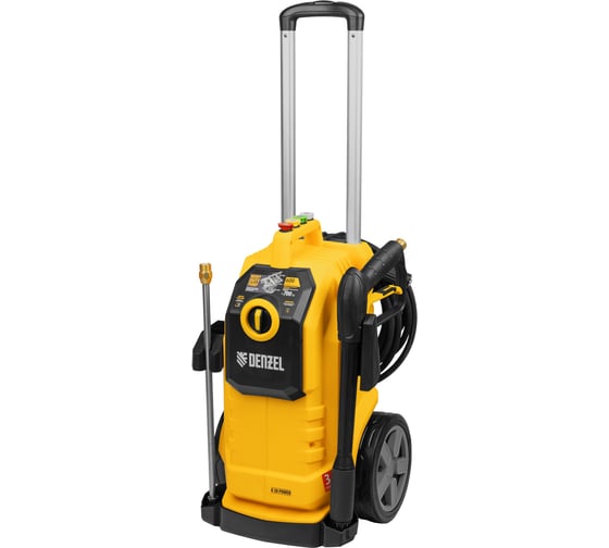 Моечная машина высокого давления Denzel K 50 Power, 2100 Вт, 150 бар, 600 л/ч, асинхронный двигатель, 58271