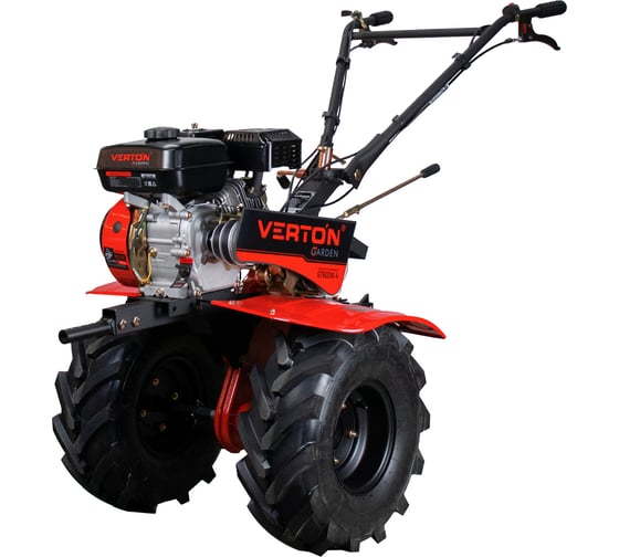 Мотоблок бензиновый VERTON GT800W-4 7 л.с. чугунный редуктор, V 212 куб.см, 2F/1R, 2F/1, колесо Extreme19_7,00-8, количество фрез 24, S23 01.12786.21277