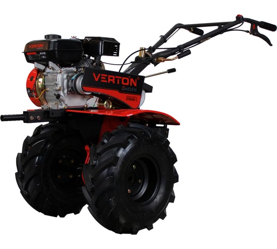 Мотоблок бензиновый VERTON GT800W-3 NEW 7 л.с. чугунный редуктор, 212 куб.см, передача 3/1, колесо Extreme19_7,00-8, количество фрез 24, S23 01.12786.22231