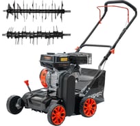 Аэратор-скарификатор SKIPER AS400 шир 40 см, 8 лс, 8 уров.обработки, ручн.привод, травосб.45 см 00-00026513